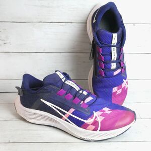 Nike Air Women Size 9.5  Zoom Pegasus 38 Shoes DJ0964 991 Black Blue Pink